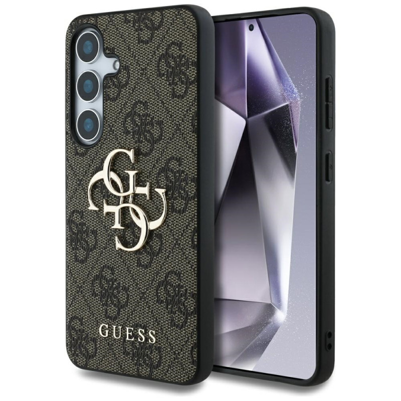 Guess Samsung Galaxy S25 Plus - 4G Big Metal Logo - Θήκη με Επένδυση Συνθετικού Δέρματος - Brown - GUHCS25M4GMGBR Guess Samsung Galaxy S25 Plus - 4G Big Metal Logo - Θήκη με Επένδυση Συνθετικού Δέρματος - Brown - GUHCS25M4GMGBR