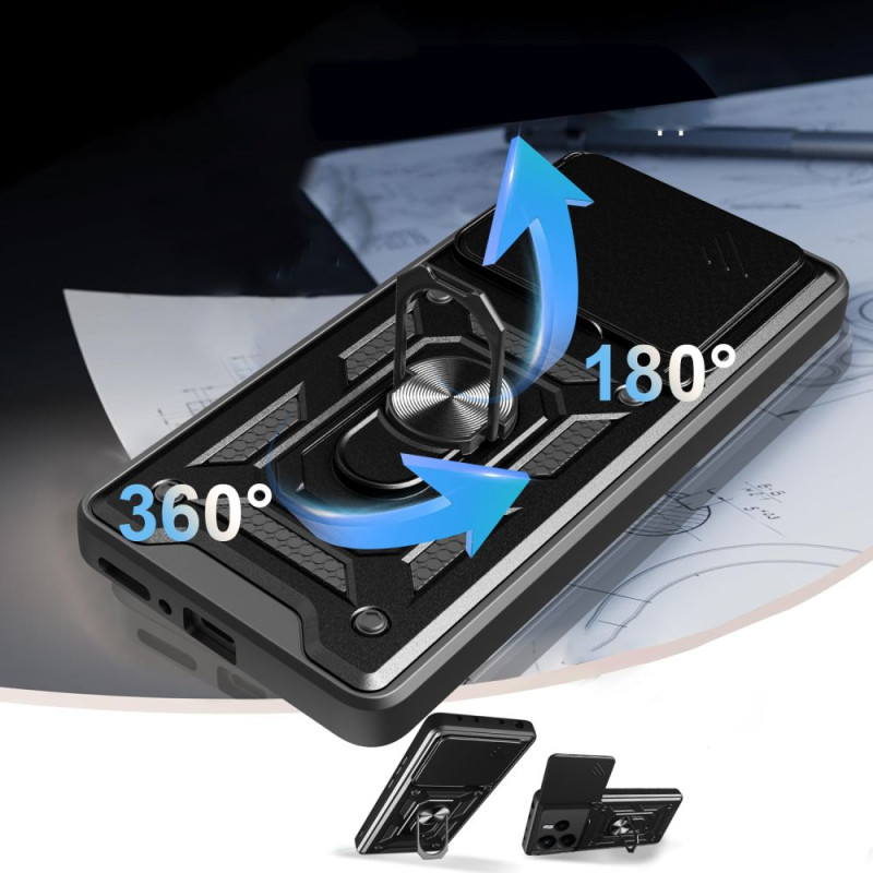 Tech-Protect Xiaomi Redmi Note 14 5G Camshield Pro Σκληρή Θήκη με Πλαίσιο Σιλικόνης και Δαχτυλίδι Συγκράτησης - Black Tech-Protect Xiaomi Redmi Note 14 5G Camshield Pro Σκληρή Θήκη με Πλαίσιο Σιλικόνης και Δαχτυλίδι Συγκράτησης - Black