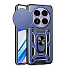 Techsuit Xiaomi Redmi Note 14 Pro 5G / Poco X7 - CamShield - Σκληρή Θήκη με Προστασία Καμερών και Δαχτυλίδι Συγκράτησης - Blue