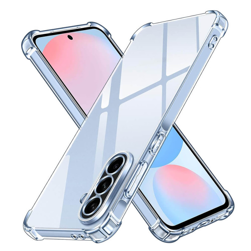 Techsuit Samsung Galaxy A356 5G - Shockproof - Θήκη Σιλικόνης με Ενισχυμένες Γωνίες - Clear