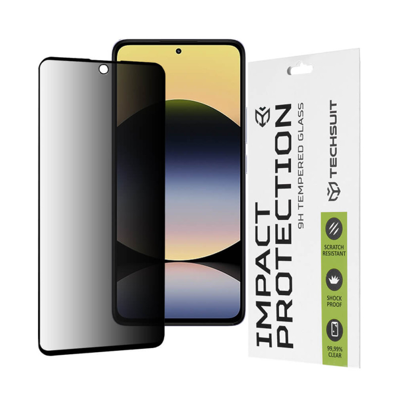 Techsuit Xiaomi Redmi Note 14 4G / Redmi Note 14 5G 9H 111D Privacy 0.33mm Full Screen Full Glue Tempered Glass Αντιχαρακτικό Γυαλί Οθόνης - Black Techsuit Xiaomi Redmi Note 14 4G / Redmi Note 14 5G 9H 111D Privacy 0.33mm Full Screen Full Glue Tempered Glass Αντιχαρακτικό Γυαλί Οθόνης - Black