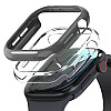 Ringke Θήκη Apple Watch 10 - 46MM Slim - 2 Τεμάχια - Διάφανη - Dark Gray / Διάφανη
