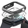 Ringke Θήκη Apple Watch 10 - 46MM Slim - 2 Τεμάχια - Διάφανη - Dark Gray / Διάφανη