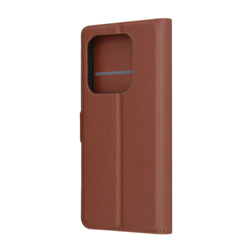 Techsuit Xiaomi Redmi Note 14 5G - Leather Folio - Θήκη Πορτοφόλι από Δερματίνη με Stand - Brown Techsuit Xiaomi Redmi Note 14 5G - Leather Folio - Θήκη Πορτοφόλι από Δερματίνη με Stand - Brown