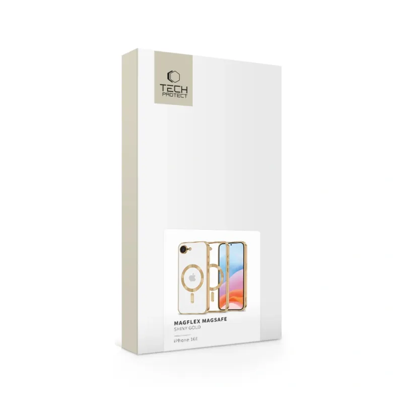 Tech-Protect iPhone 16e MagFlex Θήκη Σιλικόνης TPU με MagSafe - Διάφανη / Shiny Gold Tech-Protect iPhone 16e MagFlex Θήκη Σιλικόνης TPU με MagSafe - Διάφανη / Shiny Gold