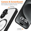 Tech-Protect iPhone 16e MagFlex Θήκη Σιλικόνης TPU με MagSafe - Διάφανη / Shiny Black Tech-Protect iPhone 16e MagFlex Θήκη Σιλικόνης TPU με MagSafe - Διάφανη / Shiny Black