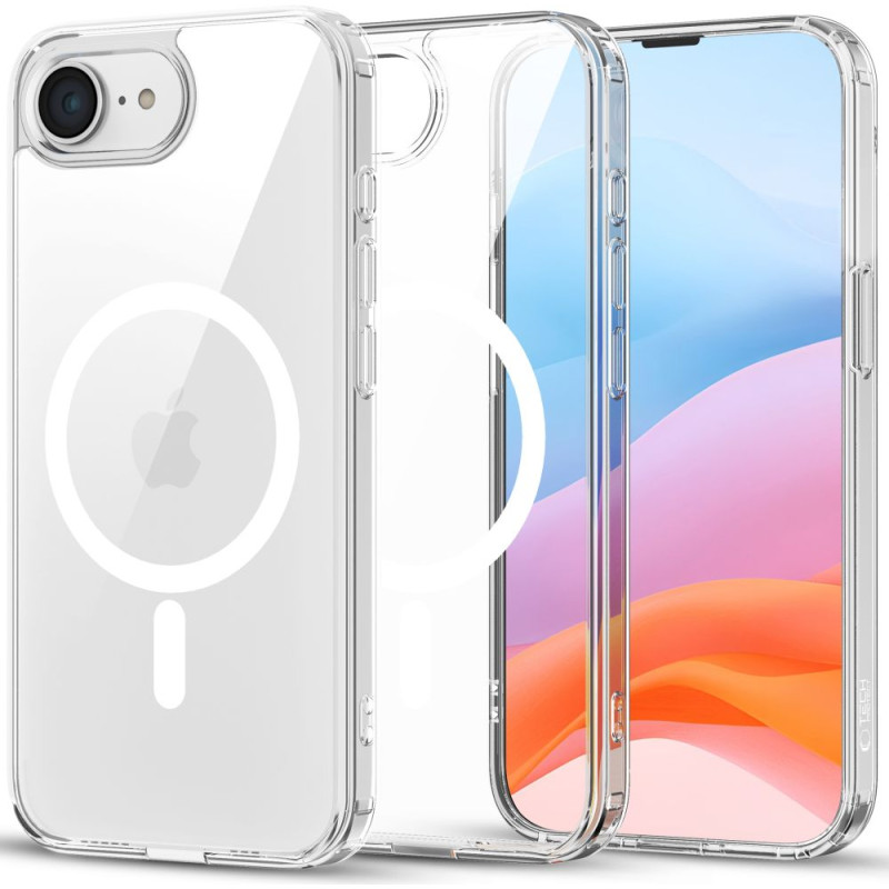 Tech-Protect iPhone 16e Flexair Hybrid MagSafe Σκληρή Θήκη με Πλαίσιο Σιλικόνης και MagSafe - Διάφανη Tech-Protect iPhone 16e Flexair Hybrid MagSafe Σκληρή Θήκη με Πλαίσιο Σιλικόνης και MagSafe - Διάφανη