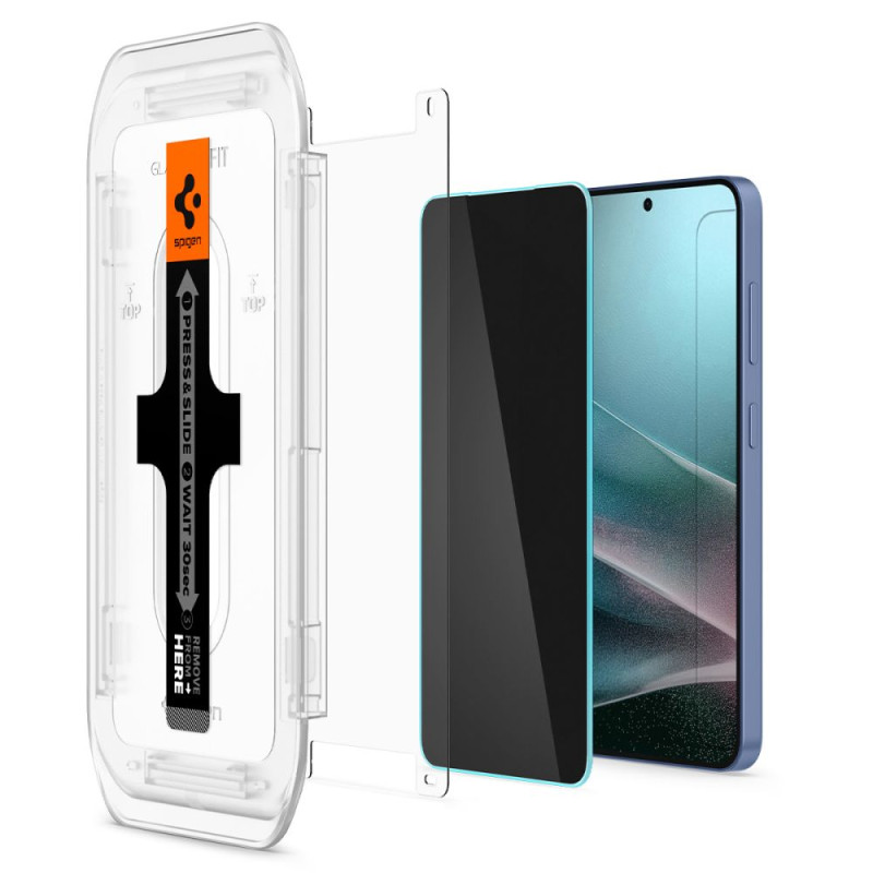 Spigen Samsung Galaxy S24 Plus / S25 Plus Glas.TR Privacy EZ Fit 2.5D 9H Αντιχαρακτικό Γυαλί Οθόνης - 2 Τεμάχια - Clear / Black - AGL09307 Spigen Samsung Galaxy S24 Plus / S25 Plus Glas.TR Privacy EZ Fit 2.5D 9H Αντιχαρακτικό Γυαλί Οθόνης - 2 Τεμάχια - Clear / Black - AGL09307