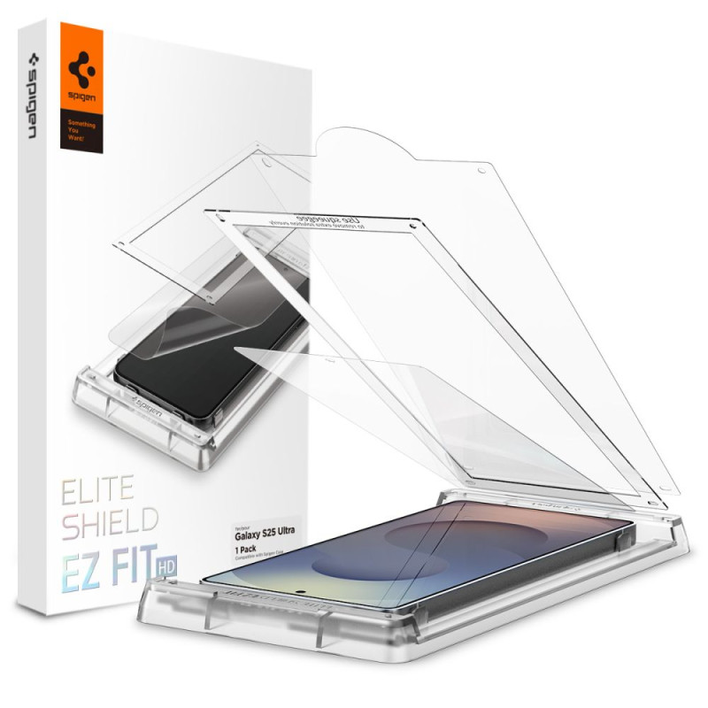 Spigen Samsung Galaxy S25 Ultra Elite Shield EZ Fit HD Hydrogel Full Screen Προστατευτική Μεμβράνη Οθόνης - Διάφανο