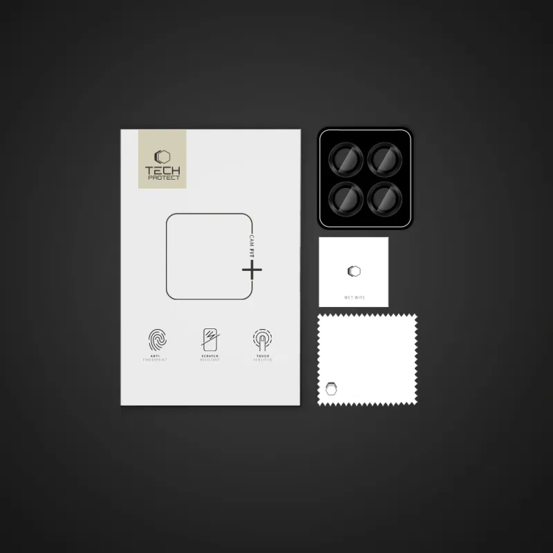 TECH-PROTECT Xiaomi Redmi Note 14 Pro 5G / Poco X7 CamRing Pro+ Αντιχαρακτικό Γυαλί για την Κάμερα - Black TECH-PROTECT Xiaomi Redmi Note 14 Pro 5G / Poco X7 CamRing Pro+ Αντιχαρακτικό Γυαλί για την Κάμερα - Black