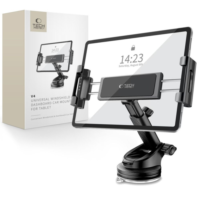 TECH-PROTECT V4 Universal Βάση Tablet Αυτοκινήτου για το Ταμπλό - Black TECH-PROTECT V4 Universal Βάση Tablet Αυτοκινήτου για το Ταμπλό - Black