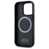 Red Bull iPhone 15 Pro - Carbon Fiber Power Bar - MagSafe Σκληρή Θήκη με Πλαίσιο Σιλικόνης - Black - RBHMP15L24CFGSMK