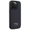 Red Bull iPhone 15 Pro - Carbon Fiber Power Bar - MagSafe Σκληρή Θήκη με Πλαίσιο Σιλικόνης - Black - RBHMP15L24CFGSMK