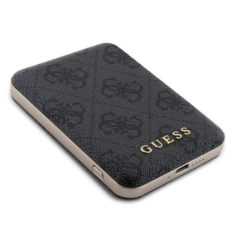 Guess iPhone 15 MagSafe Σετ Θήκη Κινητού και Powerbank 5000mAh με Επένδυση Συνθετικού Δέρματος - Black - GUBPM5P15S4GEMGK Guess iPhone 15 MagSafe Σετ Θήκη Κινητού και Powerbank 5000mAh με Επένδυση Συνθετικού Δέρματος - Black - GUBPM5P15S4GEMGK
