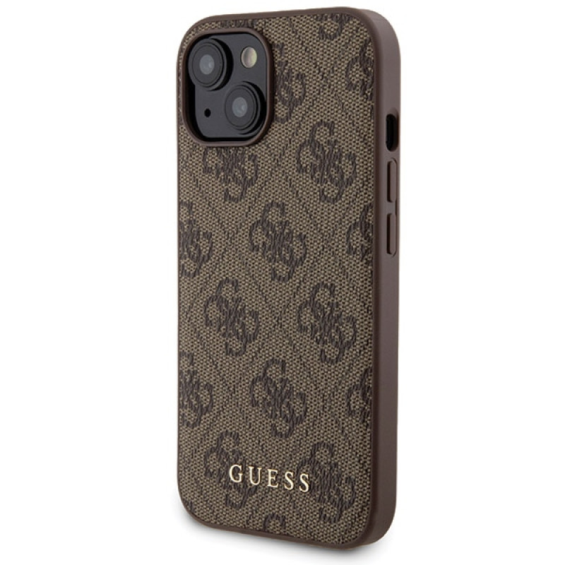 Guess iPhone 15 - 4G Metal Logo Σετ MagSafe Σκληρή Θήκη με Επένδυση Συνθετικού Δέρματος και Powerbank 5000mAh - Brown - GUBPM5P15S4GEMGW Guess iPhone 15 - 4G Metal Logo Σετ MagSafe Σκληρή Θήκη με Επένδυση Συνθετικού Δέρματος και Powerbank 5000mAh - Brown - GUBPM5P15S4GEMGW