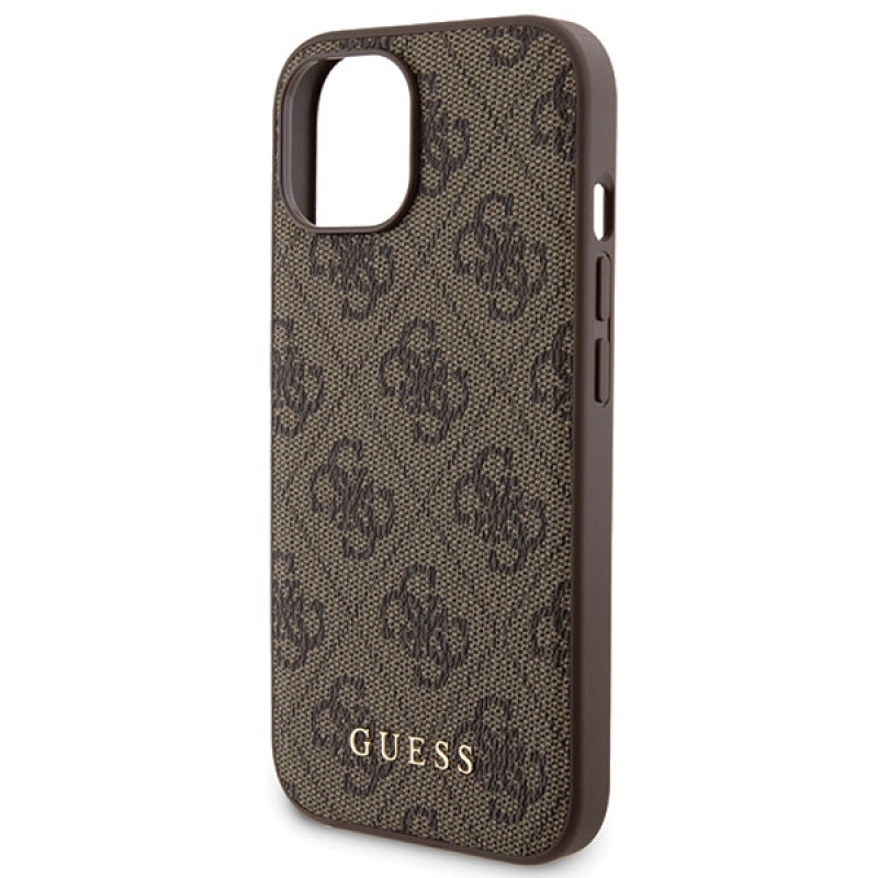 Guess iPhone 15 - 4G Metal Logo Σετ MagSafe Σκληρή Θήκη με Επένδυση Συνθετικού Δέρματος και Powerbank 5000mAh - Brown - GUBPM5P15S4GEMGW Guess iPhone 15 - 4G Metal Logo Σετ MagSafe Σκληρή Θήκη με Επένδυση Συνθετικού Δέρματος και Powerbank 5000mAh - Brown - GUBPM5P15S4GEMGW