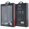 Red Bull iPhone 16 - Silicone Strap and Vertical Logo - MagSafe Σκληρή Θήκη με Πλαίσιο Σιλικόνης και Λουράκι - Navy Blue - RBHMP16S24SISOLRV