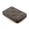 Guess PowerBank 15W - 4G Leather Metal Logo - 5000 mAh - Brown - GUPB5LP4GEGW