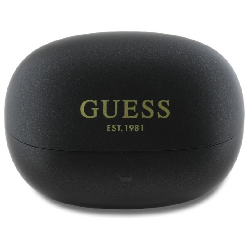 Guess TWS Capsule Printed Logo - Bluetooth 5.3 - Ασύρματα ακουστικά για Κλήσεις / Μουσική - Black Guess TWS Capsule Printed Logo - Bluetooth 5.3 - Ασύρματα ακουστικά για Κλήσεις / Μουσική - Black