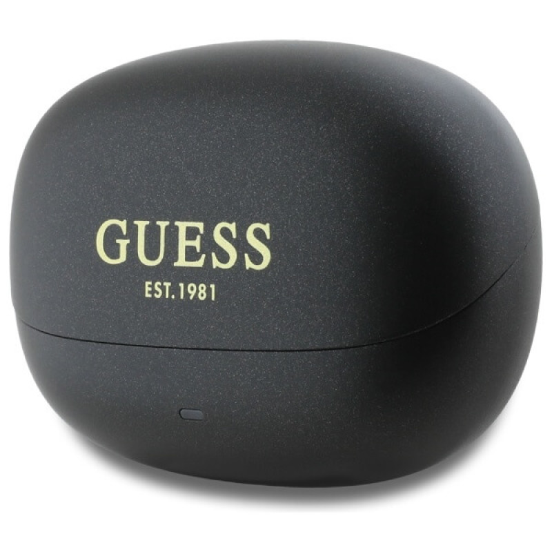 Guess TWS Capsule Printed Logo - Bluetooth 5.3 - Ασύρματα ακουστικά για Κλήσεις / Μουσική - Black Guess TWS Capsule Printed Logo - Bluetooth 5.3 - Ασύρματα ακουστικά για Κλήσεις / Μουσική - Black