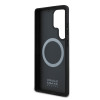 Red Bull Samsung Galaxy S25 Ultra - Real Carbon Fiber Shiny Logo - MagSafe Σκληρή Θήκη με Πλαίσιο Σιλικόνης - Black - RBHMS25L24CFILSK