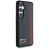 Red Bull Samsung Galaxy S25 Plus - Real Carbon Fiber Powerbar - MagSafe Σκληρή Θήκη με Πλαίσιο Σιλικόνης - Black - RBHMS25M24CFGSMK