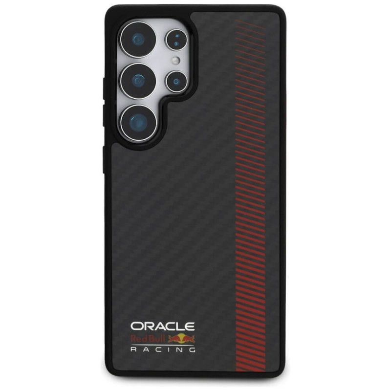 Red Bull Samsung Galaxy S25 Ultra - Real Carbon Fiber Powerbar - MagSafe Σκληρή Θήκη με Πλαίσιο Σιλικόνης - Black - RBHMS25L24CFGSMK Red Bull Samsung Galaxy S25 Ultra - Real Carbon Fiber Powerbar - MagSafe Σκληρή Θήκη με Πλαίσιο Σιλικόνης - Black - RBHMS25L24CFGSMK