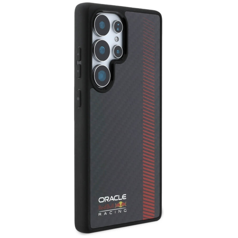 Red Bull Samsung Galaxy S25 Ultra - Real Carbon Fiber Powerbar - MagSafe Σκληρή Θήκη με Πλαίσιο Σιλικόνης - Black - RBHMS25L24CFGSMK Red Bull Samsung Galaxy S25 Ultra - Real Carbon Fiber Powerbar - MagSafe Σκληρή Θήκη με Πλαίσιο Σιλικόνης - Black - RBHMS25L24CFGSMK