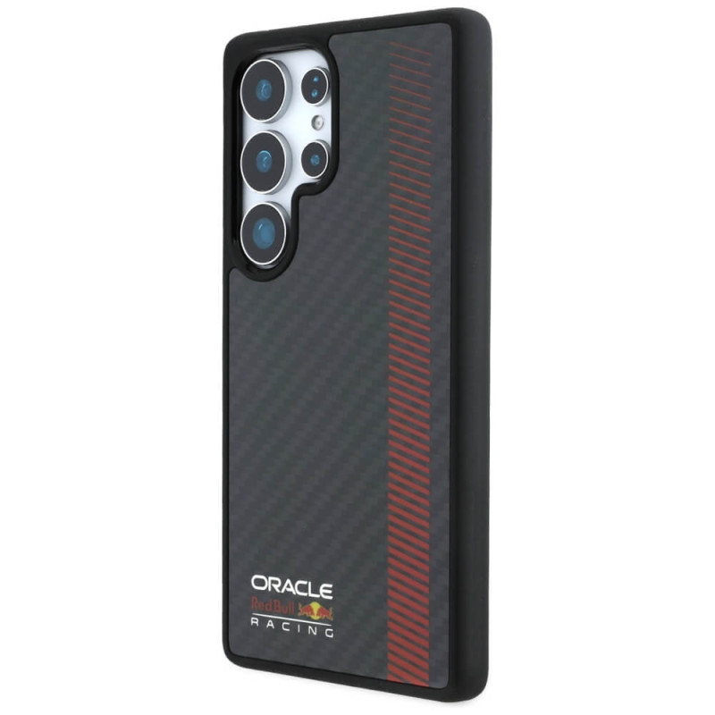 Red Bull Samsung Galaxy S25 Ultra - Real Carbon Fiber Powerbar - MagSafe Σκληρή Θήκη με Πλαίσιο Σιλικόνης - Black - RBHMS25L24CFGSMK Red Bull Samsung Galaxy S25 Ultra - Real Carbon Fiber Powerbar - MagSafe Σκληρή Θήκη με Πλαίσιο Σιλικόνης - Black - RBHMS25L24CFGSMK