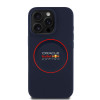 Red Bull iPhone 15 Pro - Silicone Red Ring - MagSafe Σκληρή Θήκη με Πλαίσιο Σιλικόνης - Navy - RBHMP15L24SIILVR