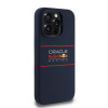 Red Bull iPhone 15 Pro - Silicone Horizontal Logo - MagSafe Σκληρή Θήκη με Πλαίσιο Σιλικόνης - Navy - RBHMP15L24SIHSRV