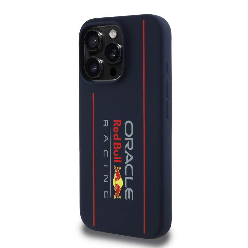 Red Bull iPhone 15 Pro - Silicone Vertical Logo - MagSafe Σκληρή Θήκη με Πλαίσιο Σιλικόνης - Navy - RBHMP15L24SIOLRV Red Bull iPhone 15 Pro - Silicone Vertical Logo - MagSafe Σκληρή Θήκη με Πλαίσιο Σιλικόνης - Navy - RBHMP15L24SIOLRV
