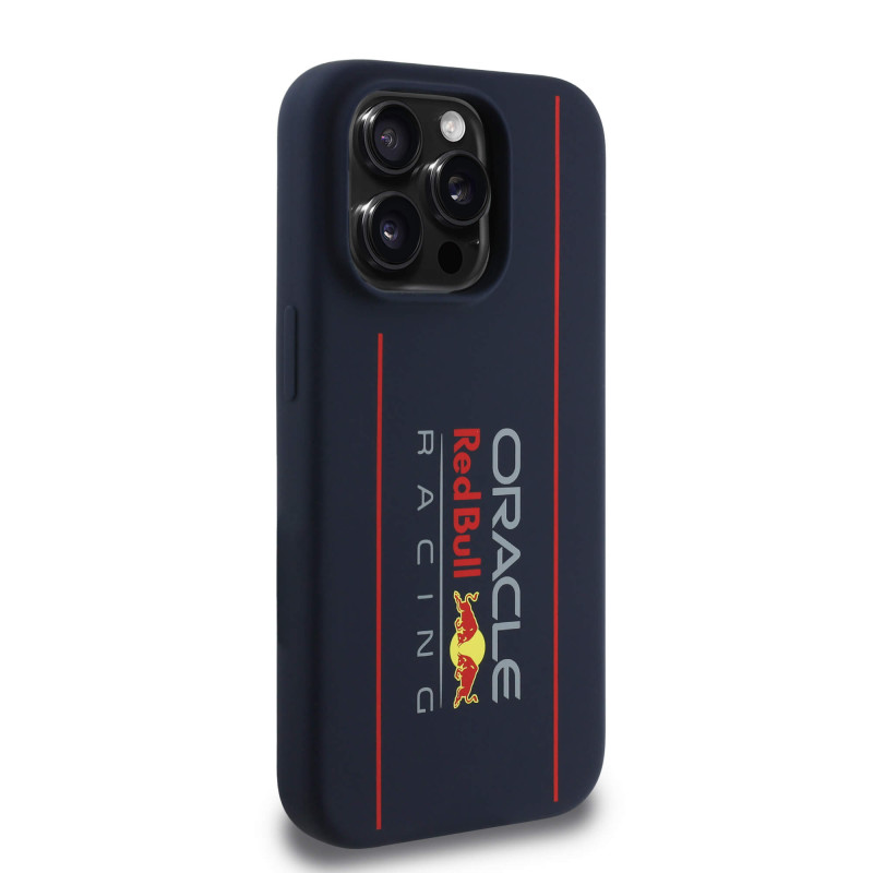 Red Bull iPhone 15 Pro - Silicone Vertical Logo - MagSafe Σκληρή Θήκη με Πλαίσιο Σιλικόνης - Navy - RBHMP15L24SIOLRV Red Bull iPhone 15 Pro - Silicone Vertical Logo - MagSafe Σκληρή Θήκη με Πλαίσιο Σιλικόνης - Navy - RBHMP15L24SIOLRV