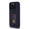 Red Bull iPhone 15 Pro Max - Silicone Vertical Logo - MagSafe Σκληρή Θήκη με Πλαίσιο Σιλικόνης - Navy - RBHMP15X24SIOLRV