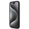Red Bull iPhone 15 Pro - Leather Red Ring - MagSafe Σκληρή Θήκη με Επένδυση Συνθετικού Δέρματος και Πλαίσιο Σιλικόνης - Navy - RBHMP15L24PUILVR