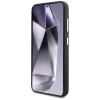 Karl Lagerfeld Samsung Galaxy S25 Plus - Saffiano Full Wrapped Elongated Metal Logo - MagSafe Σκληρή Θήκη με Επένδυση Συνθετικού Δέρματος και Πλαίσιο Σιλικόνης - Black - KLHMS25MPSAFWMCK