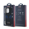 Red Bull iPhone 15 Pro - IML Two Bulls - MagSafe Σκληρή Θήκη με Πλαίσιο Σιλικόνης - Navy - RBHMP15L24HIDBV