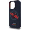 Red Bull iPhone 16 Pro - HC Silicone ORBR20 Logo Red Lining - MagSafe Σκληρή Θήκη με Πλαίσιο Σιλικόνης - Navy Blue - RBHMP16L24SIOLVR