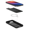 Spigen iPhone 16e Liquid Air Mag - Θήκη Σιλικόνης με Magsafe - Matte Black
