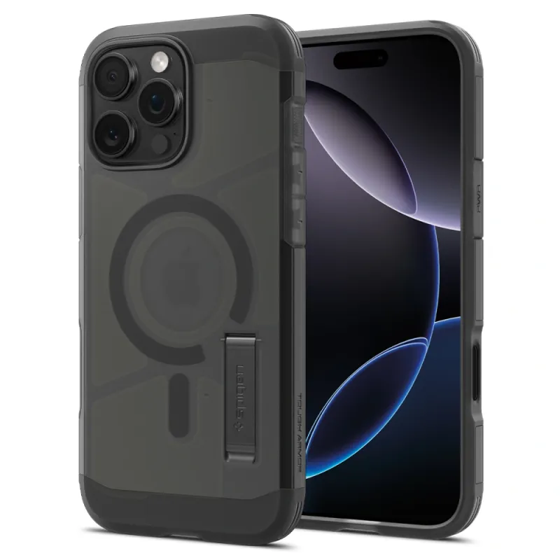 Spigen iPhone 16 Pro Max Tough Armor T Mag - Σκληρή Θήκη με MagSafe - Frost Black Spigen iPhone 16 Pro Max Tough Armor T Mag - Σκληρή Θήκη με MagSafe - Frost Black