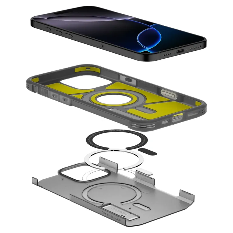 Spigen iPhone 16 Pro Max Tough Armor T Mag - Σκληρή Θήκη με MagSafe - Frost Black Spigen iPhone 16 Pro Max Tough Armor T Mag - Σκληρή Θήκη με MagSafe - Frost Black