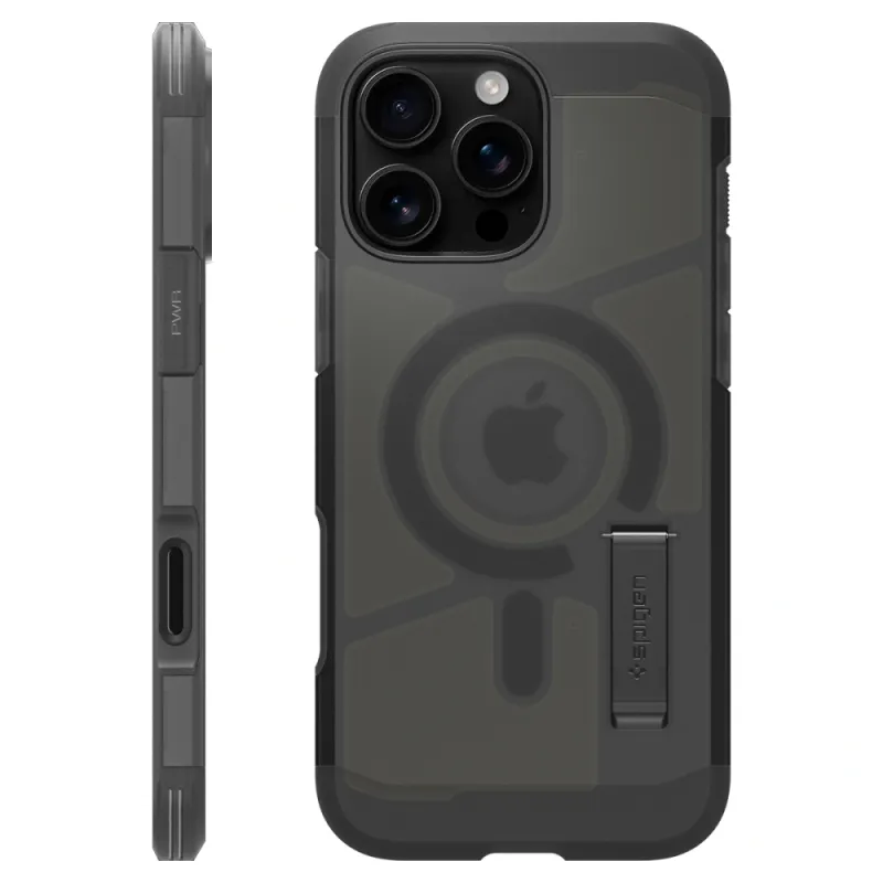 Spigen iPhone 16 Pro Max Tough Armor T Mag - Σκληρή Θήκη με MagSafe - Frost Black Spigen iPhone 16 Pro Max Tough Armor T Mag - Σκληρή Θήκη με MagSafe - Frost Black