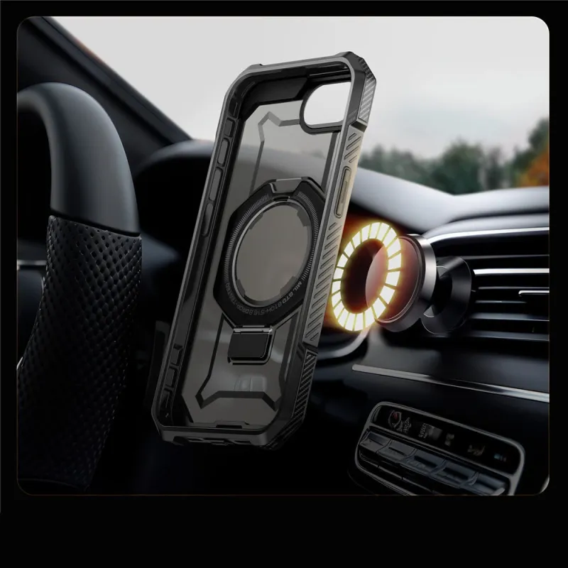 Supcase iPhone 16e UB Grip Mag Σκληρή Θήκη με MagSafe και Stand - Black Supcase iPhone 16e UB Grip Mag Σκληρή Θήκη με MagSafe και Stand - Black