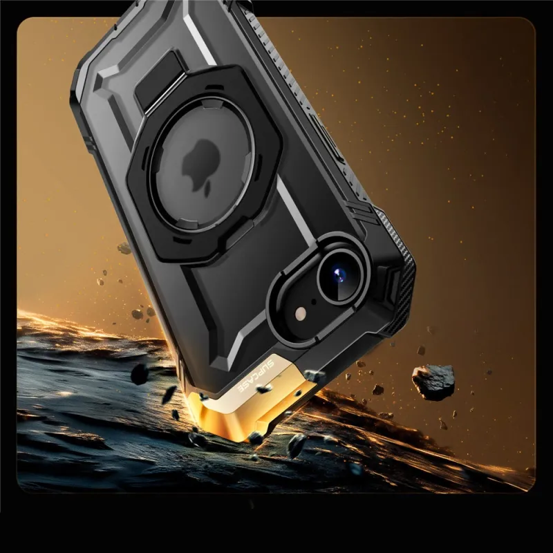 Supcase iPhone 16e UB Grip Mag Σκληρή Θήκη με MagSafe και Stand - Black Supcase iPhone 16e UB Grip Mag Σκληρή Θήκη με MagSafe και Stand - Black