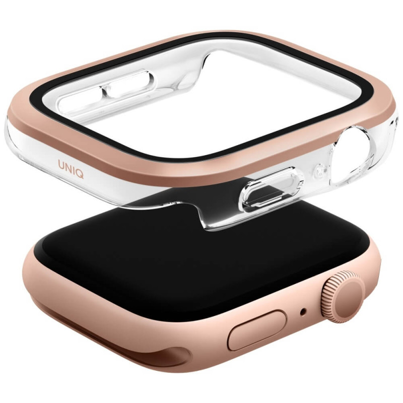 UNIQ Θήκη Apple Watch 10 - 46 mm Voute με Προστασία Οθόνης - Rose Gold UNIQ Θήκη Apple Watch 10 - 46 mm Voute με Προστασία Οθόνης - Rose Gold