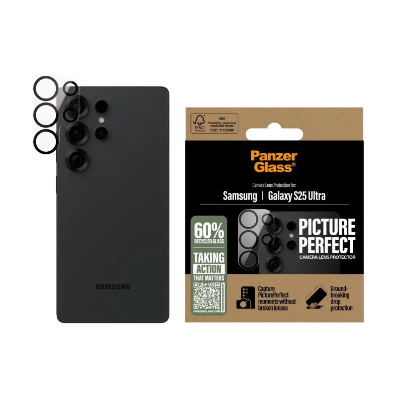 PanzerGlass Samsung Galaxy S25 Ultra Picture Perfect Αντιχαρακτικό Γυαλί για την Κάμερα - Διάφανο