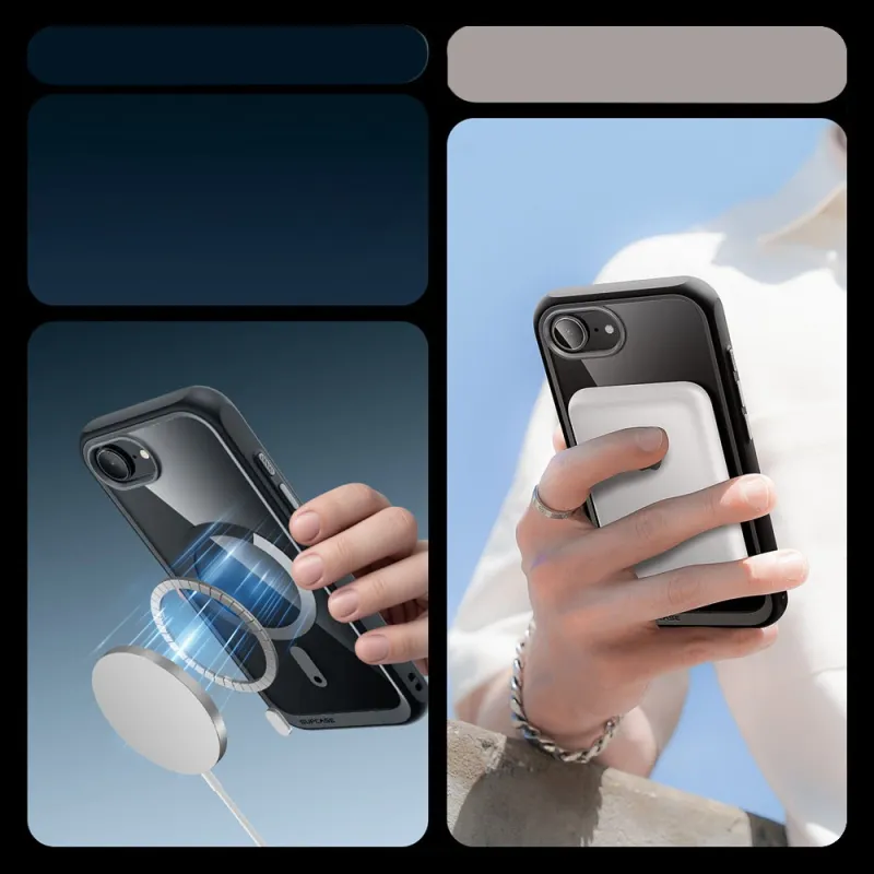 Supcase iPhone 16e UB Mag Σκληρή Θήκη με MagSafe - Black Supcase iPhone 16e UB Mag Σκληρή Θήκη με MagSafe - Black