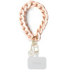 Guess Universal Big Hand Strap - Acrylic 4G Charm - Αλυσίδα Καρπού για Θήκη Κινητού - Gold / Pink - GUOUCBMC4MP Guess Universal Big Hand Strap - Acrylic 4G Charm - Αλυσίδα Καρπού για Θήκη Κινητού - Gold / Pink - GUOUCBMC4MP
