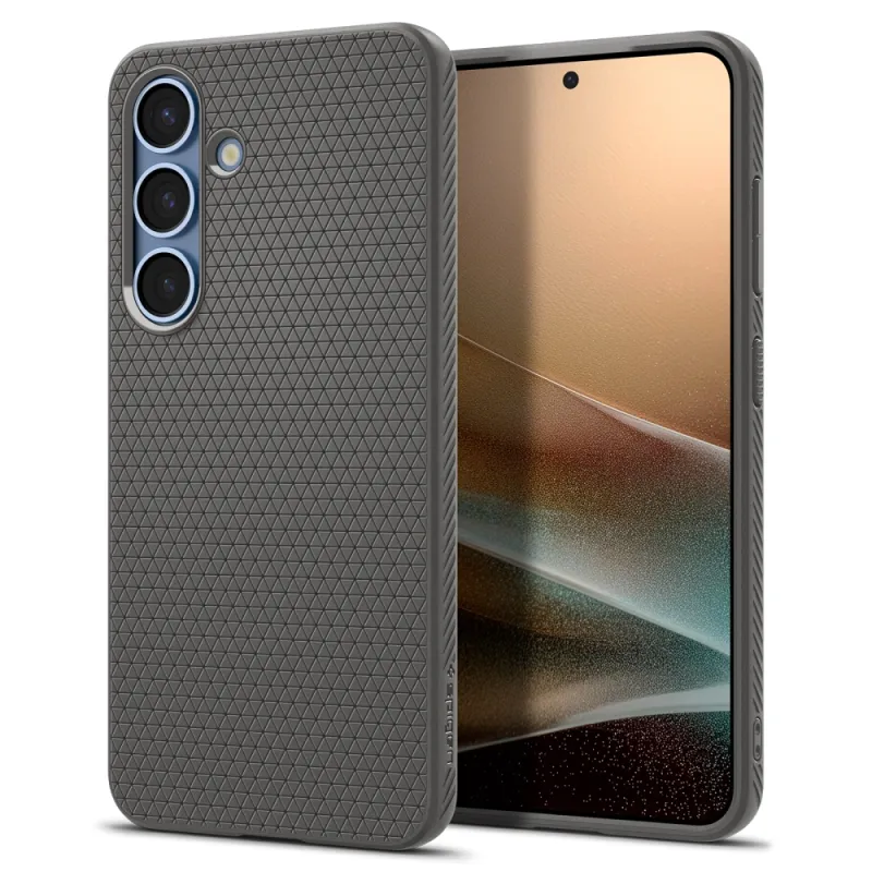 Spigen Samsung Galaxy S25 Liquid Air Θήκη Σιλικόνης - Marble Grey