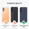 KW Samsung Galaxy A15 4G / A15 5G Θήκη από Φυσικό Ξύλο - Design Indian Sun - Dark Brown